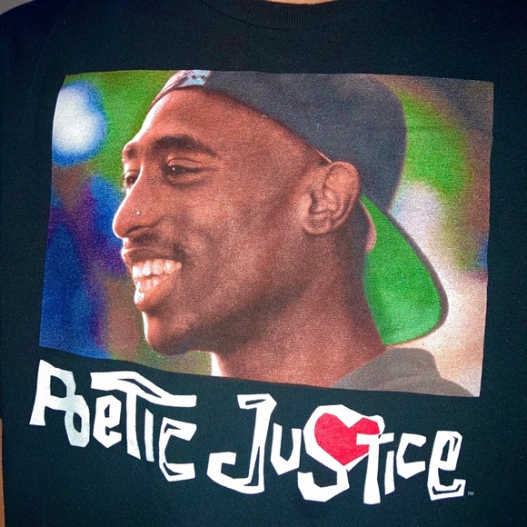 Black poetic justice tee - Picture 3 of 4